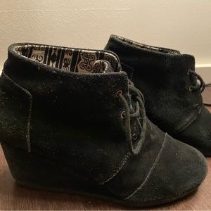 Toms Bootie Wedges